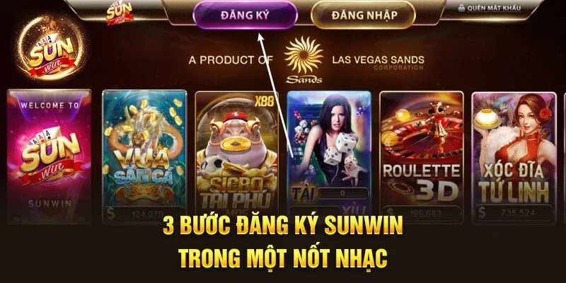 3 bước đăng ký Sunwin trong một nốt nhạc